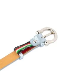 Womens Blue Silver Belt With Horse Shoe Buckle 8 Womens Blue Silver Belt With Horse Shoe Buckle -Belt Shop womens blue silver belt with horse shoe buckle 28 36 65usd 4