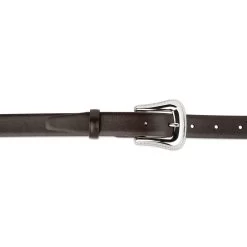 Womens Brown Western Belt With Silver Buckle Hypoallergenic