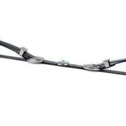 Women’s Concho Belt Double Buckle | Black Real Leather 7 Women’s Concho Belt Double Buckle | Black Real Leather -Belt Shop womens concho belt double buckle black real leather 4