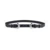 Womens Double Buckle Belt – Black Genuine Leather 1 Womens Double Buckle Belt – Black Genuine Leather -Belt Shop womens double buckle belt black genuine leather 2