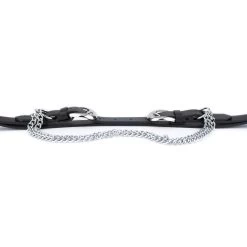 Womens Double Buckle Belt With Silver Chain -Belt Shop womens double buckle belt with silver chain 4