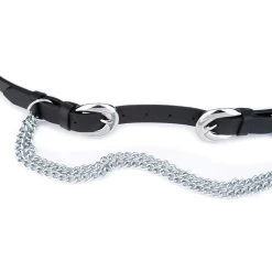 Womens Double Buckle Belt With Silver Chain -Belt Shop womens double buckle belt with silver chain 6
