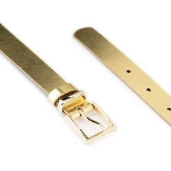 Womens Gold Belt For Dresses – Real Leather 1 Inch 12 Womens Gold Belt For Dresses – Real Leather 1 Inch -Belt Shop womens gold belt for dresses real leather 1 inch 4