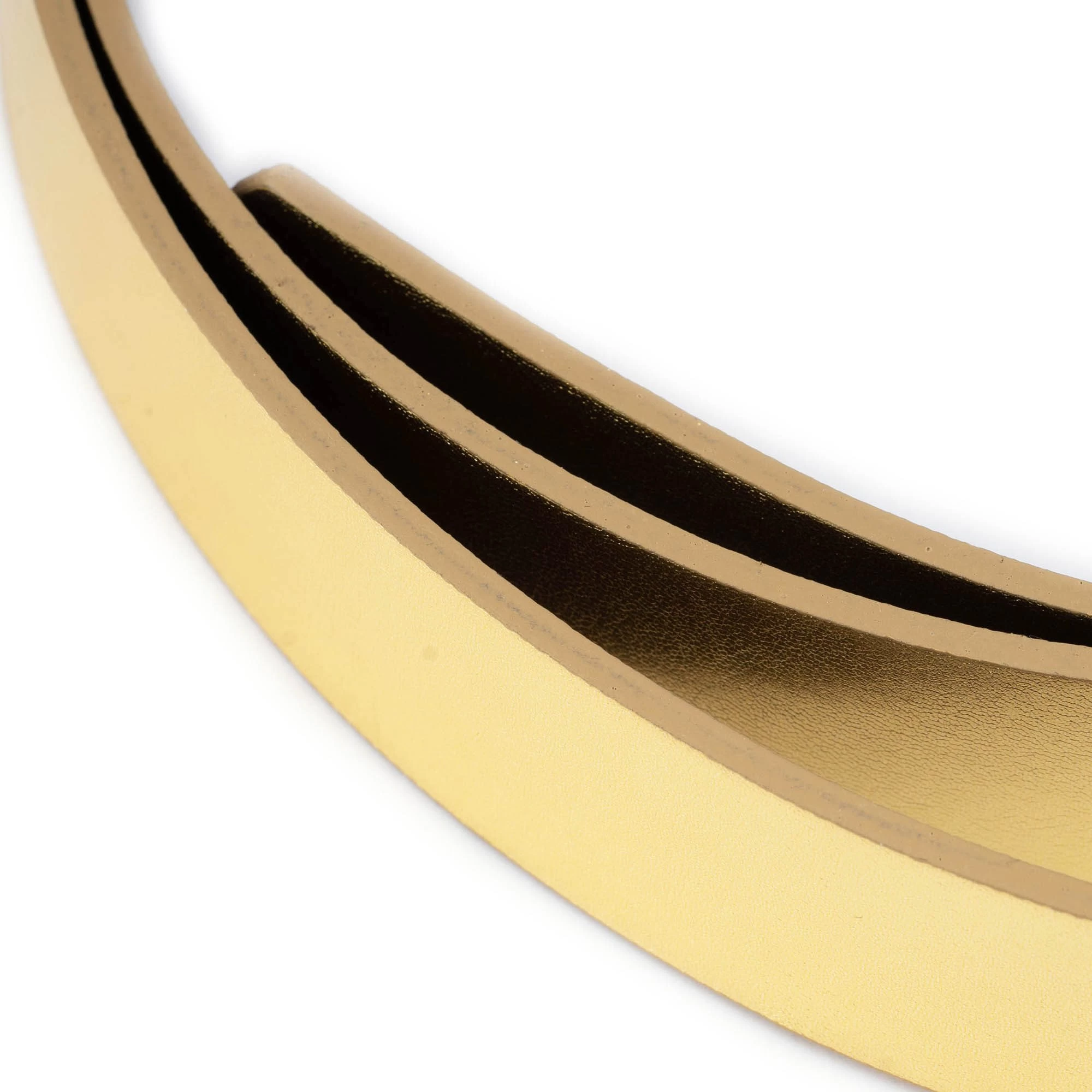 Womens Gold Belt For Dresses – Real Leather 1 Inch 10 Womens Gold Belt For Dresses – Real Leather 1 Inch - Image 8