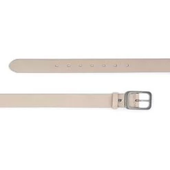 Womens Gray Belt For Jeans 3.0 Cm Genuine Leather