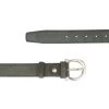 Womens Gray Belt | Suede Leather With Italian Buckle 1 Womens Gray Belt | Suede Leather With Italian Buckle -Belt Shop womens gray belt suede leather with italian buckle 3