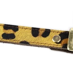 Womens Leopard Belt With Brass Buckle -Belt Shop womens leopard belt with brass buckle 4