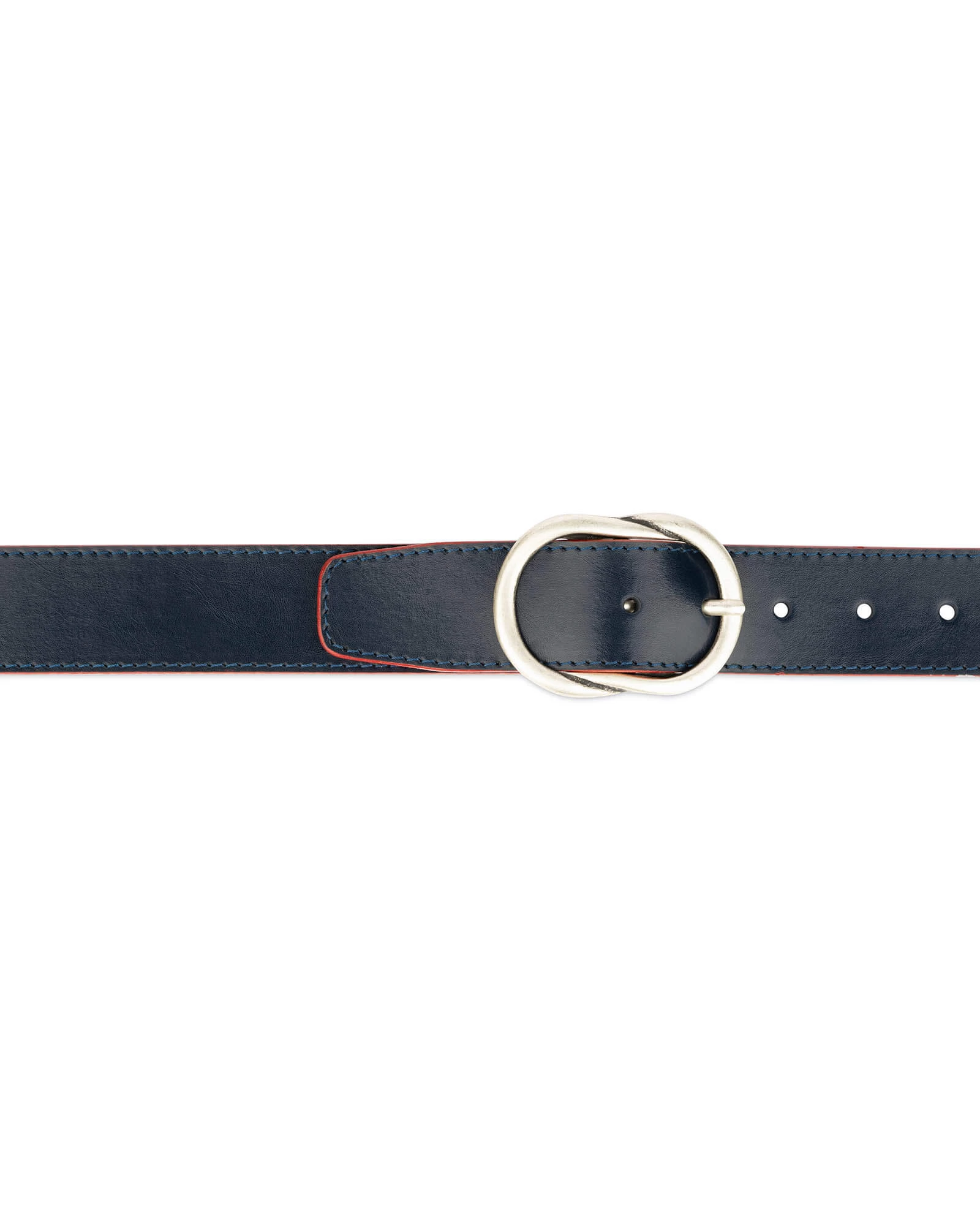 Womens Navy Belt With Red Edges 4 Womens Navy Belt With Red Edges - Image 2