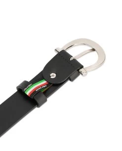 Womens Navy Blue Belt With Horse Shoe Buckle -Belt Shop womens navy blue belt with horse shoe buckle 4