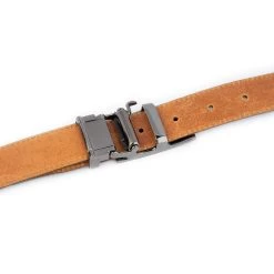 Womens Ratchet Belt | Brown Leather 3.0 Cm -Belt Shop womens ratchet belt brown leather 3.0 cm 4