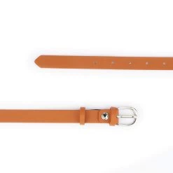 Belt Shop -Belt Shop womens tan belt 2.0 cm genuine leather 3