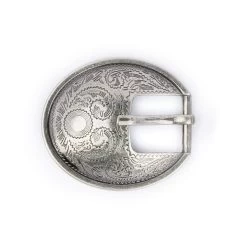 Womens Western Belt Buckle Silver Oval 15 Mm -Belt Shop womens western belt buckle silver oval 15 mm 4