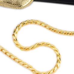 Womens Western Double Buckle Belt With Gold Chain -Belt Shop womens western double buckle belt with gold chain 6