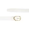 Womens White Belt With Gold Buckle -Belt Shop womens white belt with gold buckle 2