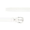 Womens White Leather Belt With Silver Buckle -Belt Shop womens white leather belt with silver buckle 2