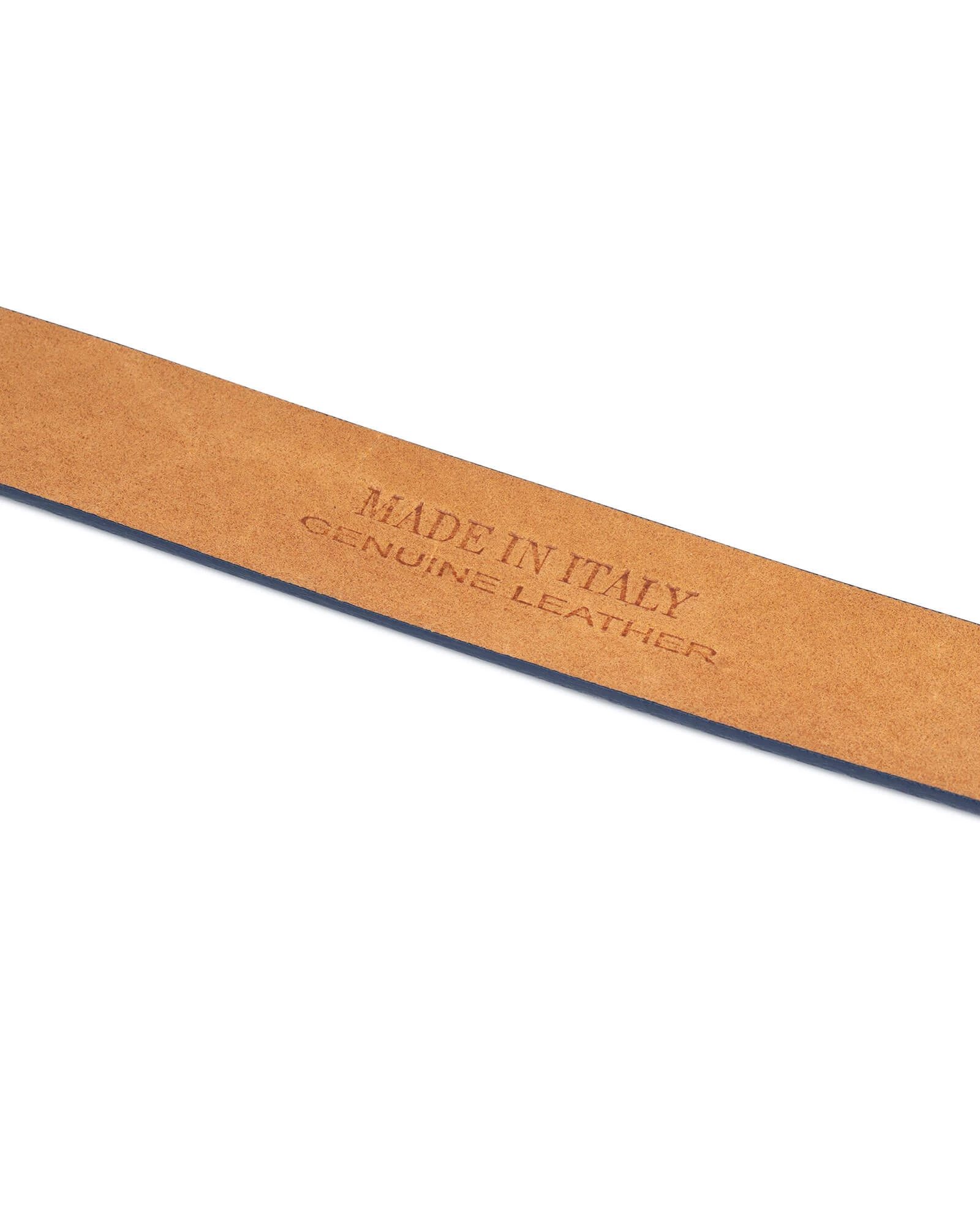 Woven Blue Suede Leather Belt Strap No Buckle 5 Woven Blue Suede Leather Belt Strap No Buckle - Image 3