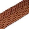 Mens Leather Woven Belt – Cognac Color 2 Mens Leather Woven Belt – Cognac Color -Belt Shop woven mens belt light brown leather top quality 2